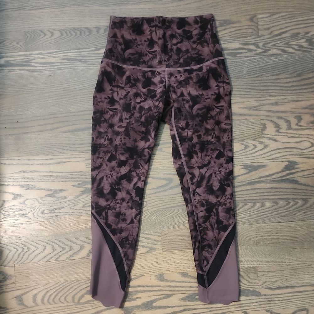 Lululemon Athletica Floral Patterned Leggings